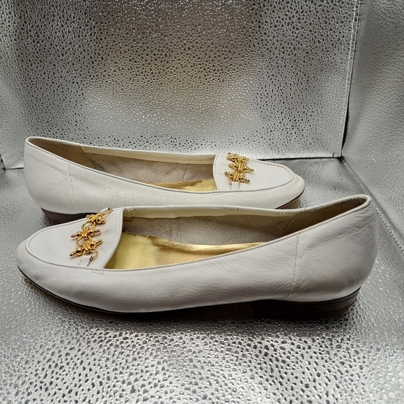 Partners White Olivia Flats Women's Size 7.5 - Picture 4 of 9